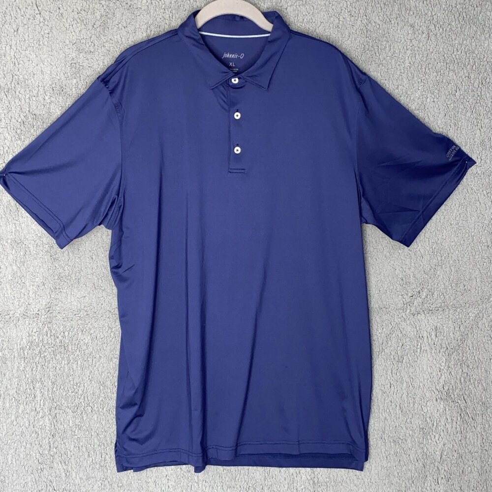 Johnnie-O Birdie Performance Golf Shirt Sz XL Twilight & Trucker‎ Hat